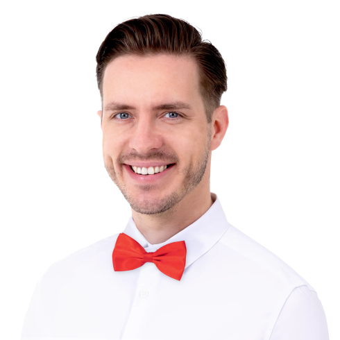 Rdeč satenast metuljček za praznovanja