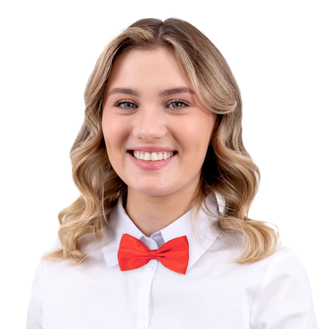 Crvena satenska leptir mašna za proslave