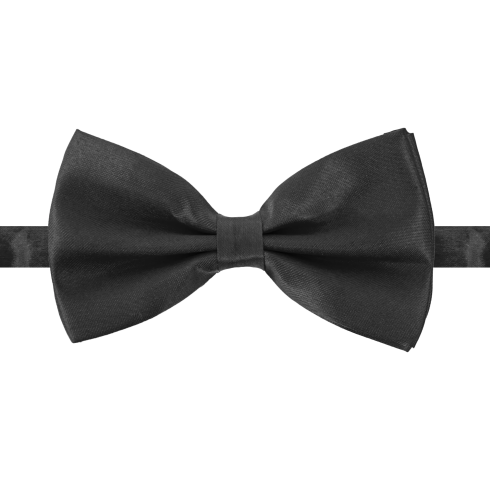 Črn satenski metuljček za praznovanja