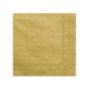 3-slojne zlate metalne serviete 40 x 40 cm – 20 kosov