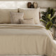 Set obliečok 220x200 cm ľanovo bavlnený béžový