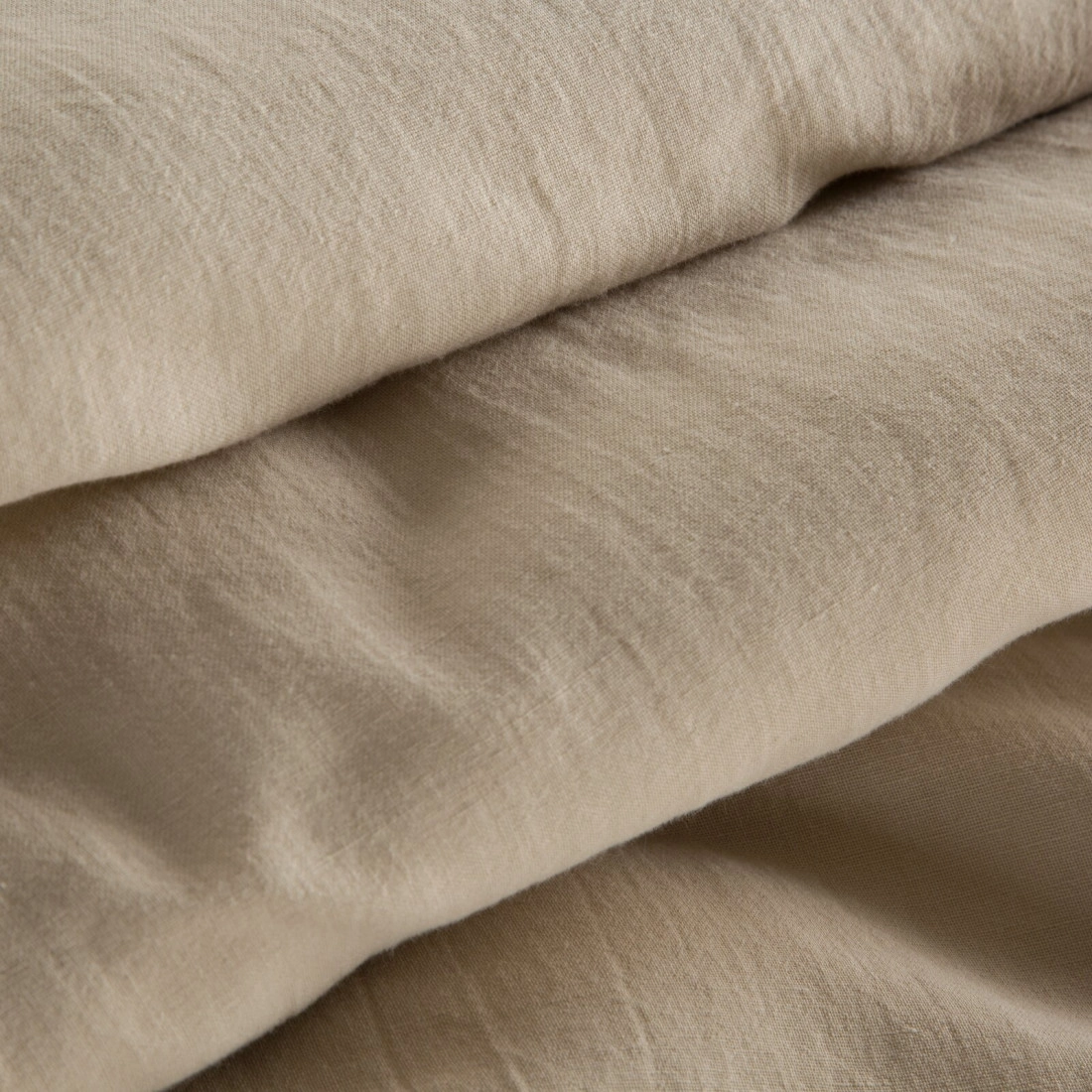 Set obliečok 220x200 cm ľanovo bavlnený béžový