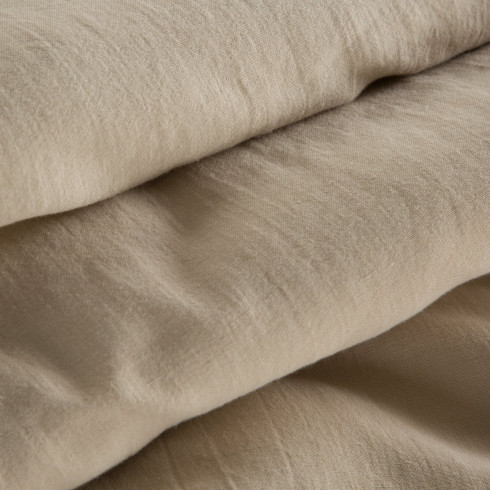 Set obliečok 220x200 cm ľanovo bavlnený béžový