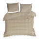 Set obliečok 220x200 cm ľanovo bavlnený béžový