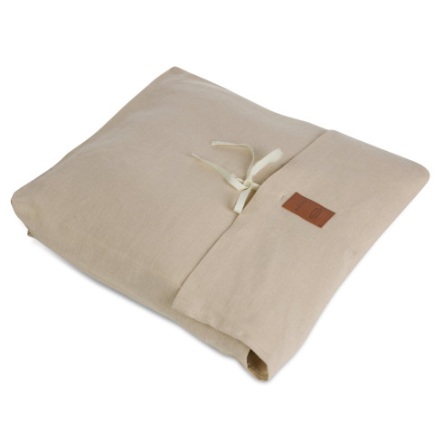Set obliečok 220x200 cm ľanovo bavlnený béžový