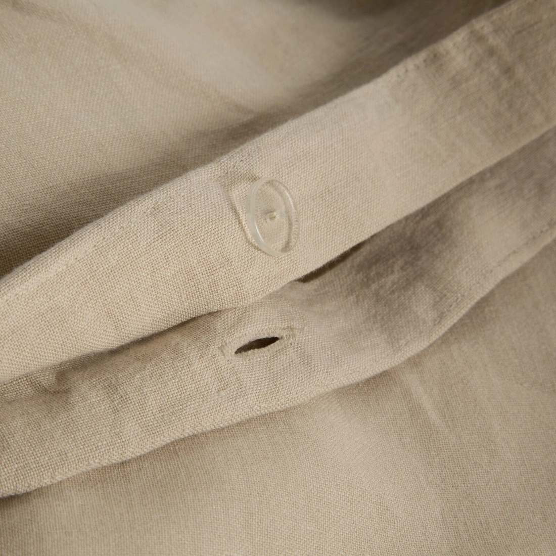 Set obliečok 220x200 cm ľanovo bavlnený béžový