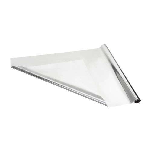 Stříbrná dekorační fólie metalická 80 cm x 25 m – lesklý povrch