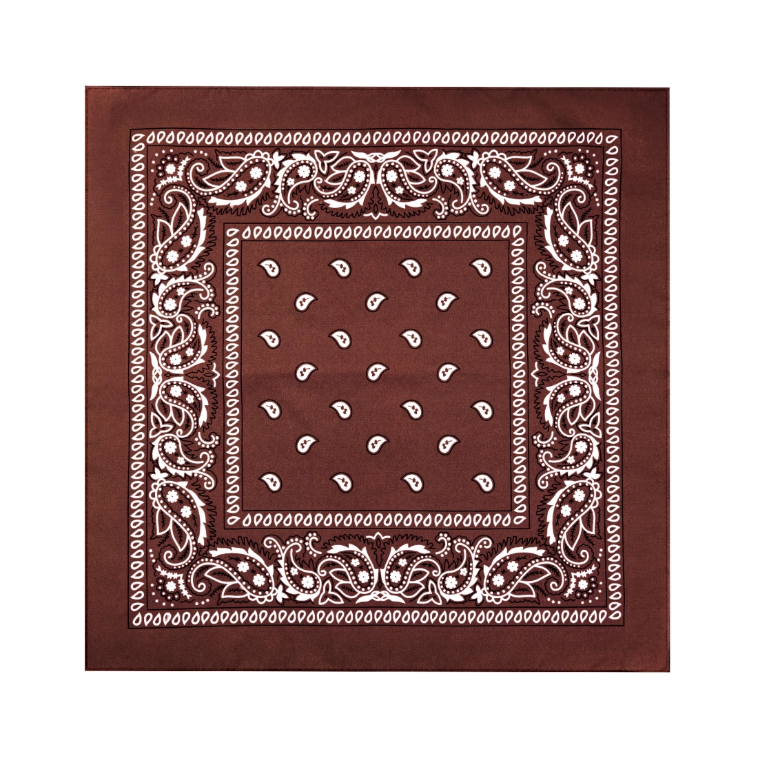 Textilná bandana hnedá na party výzdobu