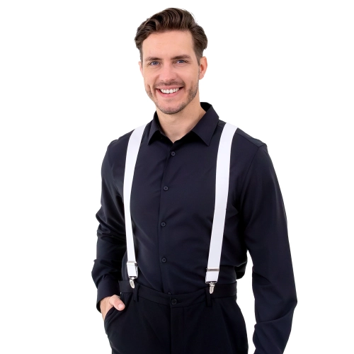 Breteli albe universale pentru pantaloni