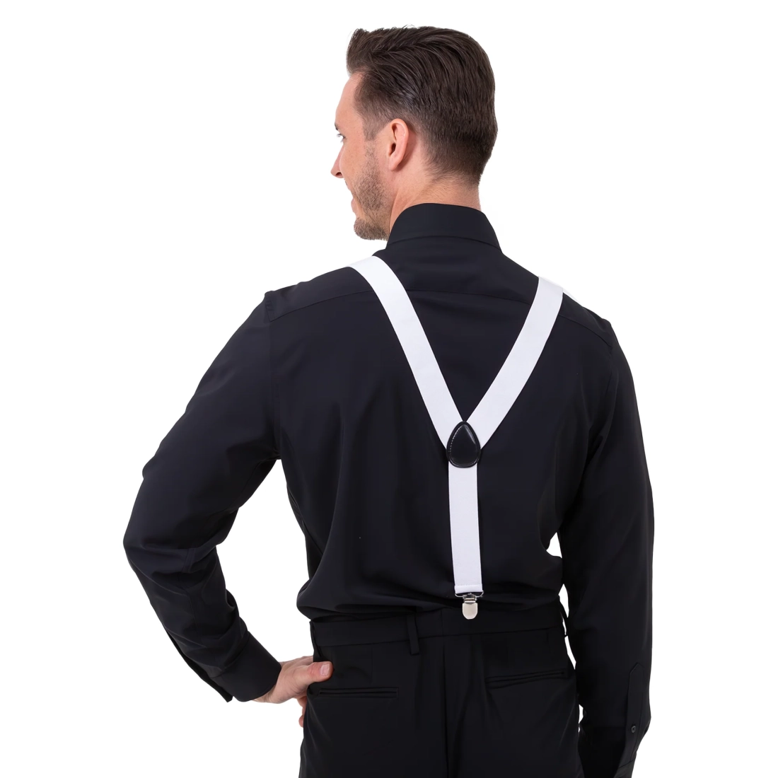 Breteli albe universale pentru pantaloni