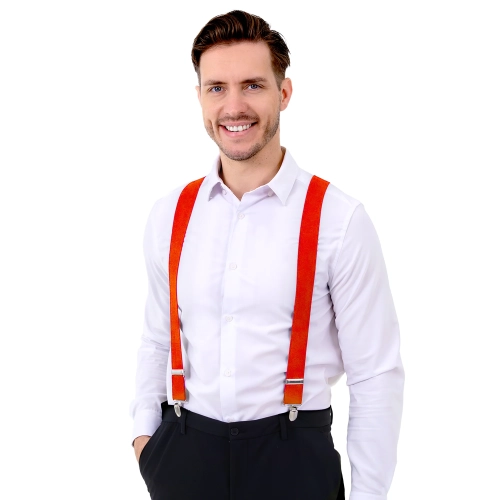 Breteli roșii pentru pantaloni, pentru petrecere