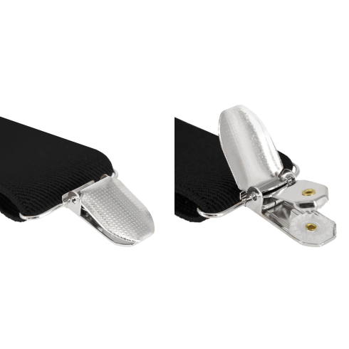 Črne naramnice za hlače za kostumsko zabavo