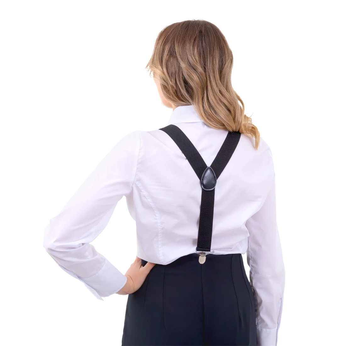 Crne tregerice za hlače za kostimsku zabavu