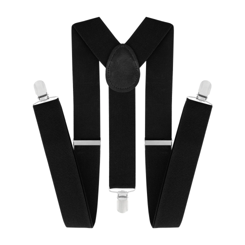 Črne naramnice za hlače za kostumsko zabavo