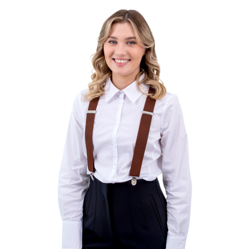 Rjave naramnice za hlače za tematsko zabavo