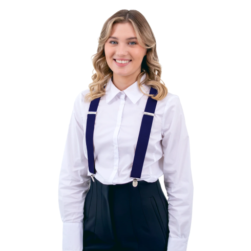 Univerzalne naramnice za hlače, temno modre