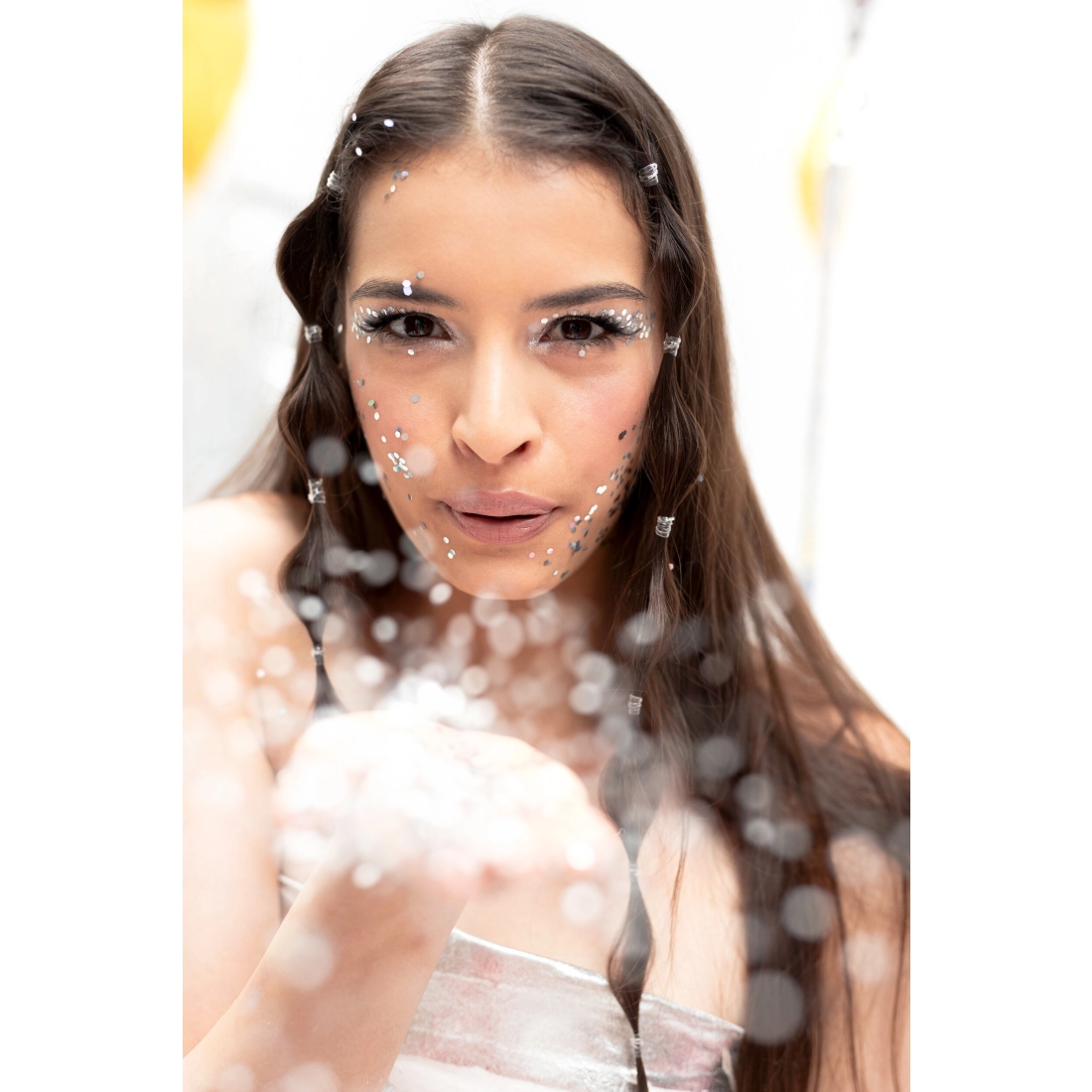 Holografski bleščice za obraz, 3 g – učinek sijočih pegic