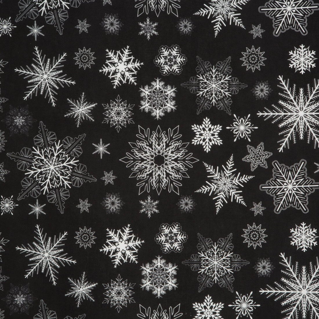 Vianočné obliečky 140x200 cm bavlnené renforcé, čierne a biele