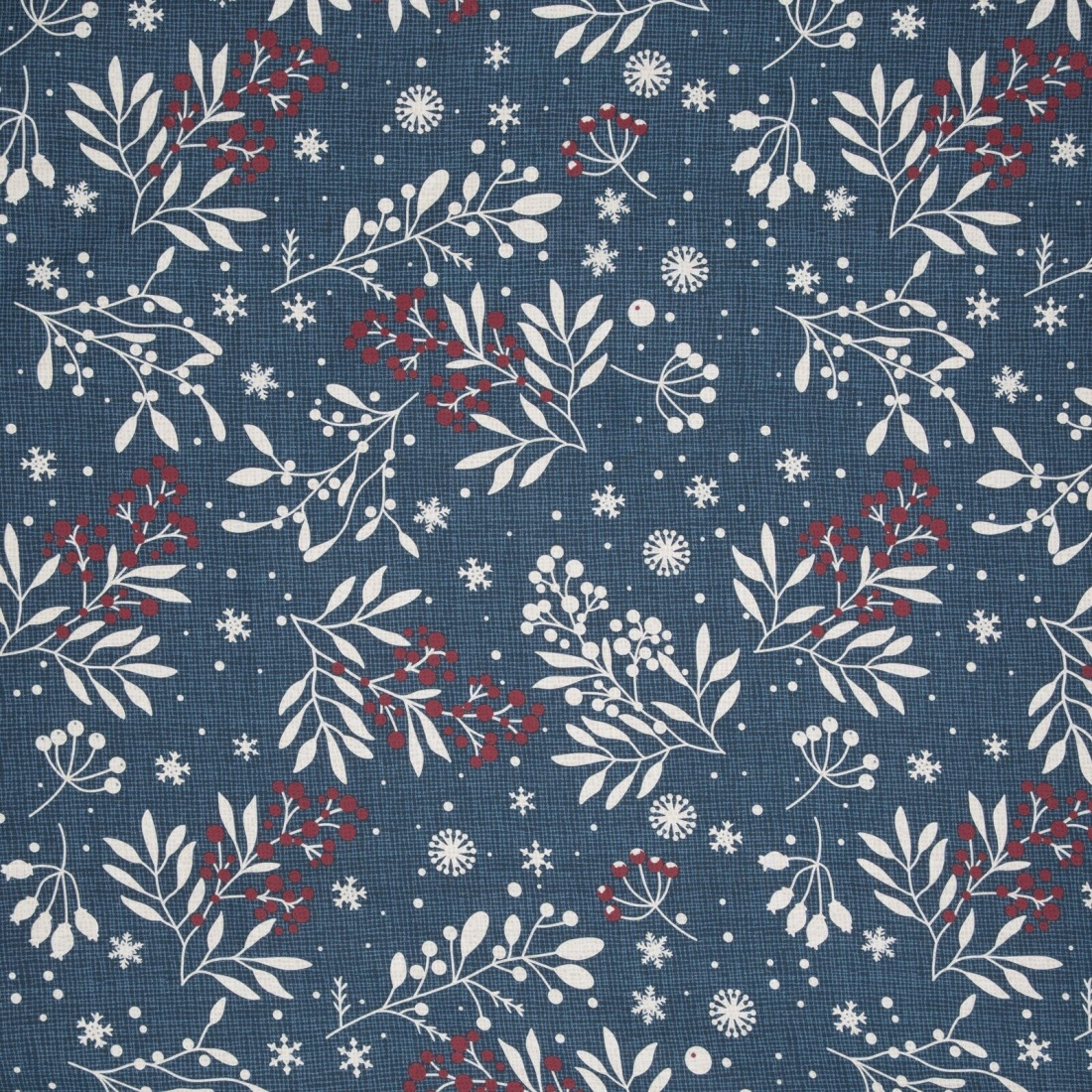 Vianočné obliečky 140x200 cm bavlnené renforcé, modré a červené