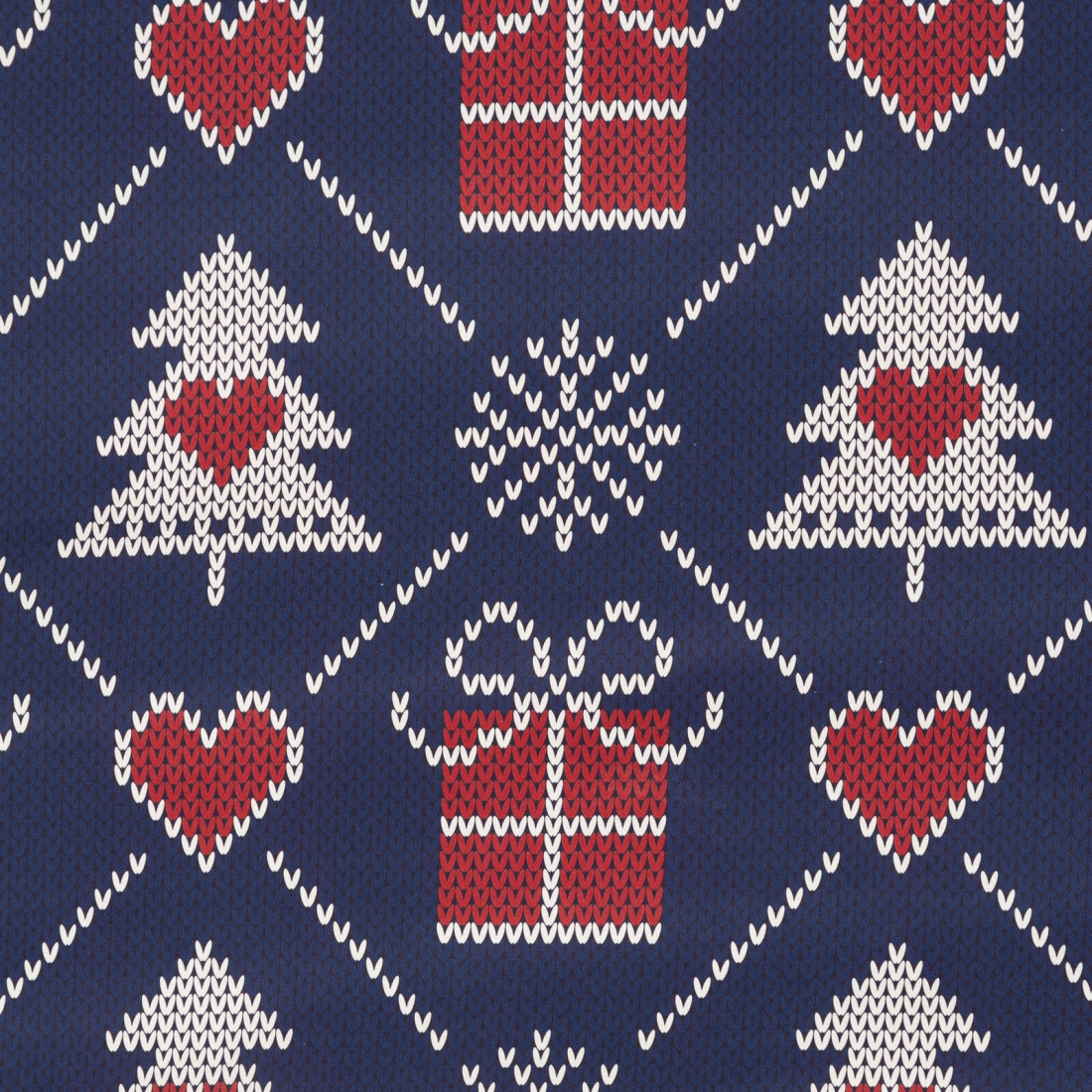 Vianočné obliečky 140x200 cm bavlnené renforcé, tmavomodré a červené