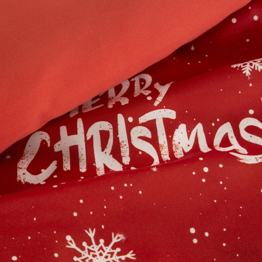 Vianočné obliečky 140x200 cm mikrovláknové, červené a biele