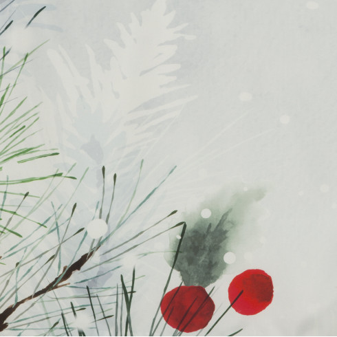 Vianočné obliečky 140x200 cm mikrovláknové, svetlosivé a tmavotyrkysové