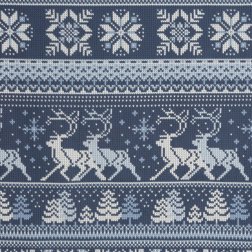 Vianočné obliečky 160x200 cm bavlnené flanelové, tmavomodré a biele