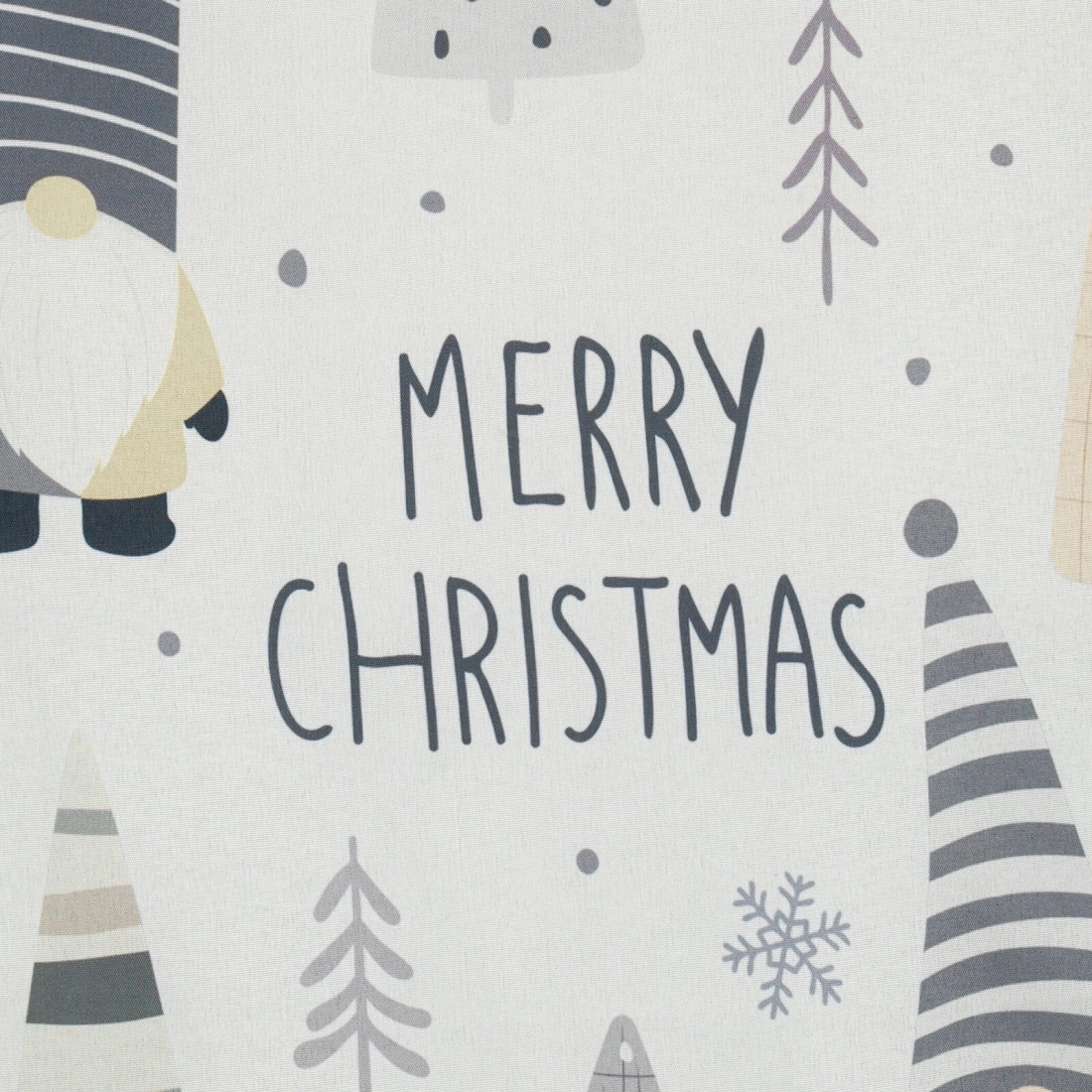 Vianočné obliečky 160x200 cm bavlnené renforcé, biele a oceľové