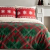 Vianočné obliečky 160x200 cm bavlnené renforcé, červené a zelené