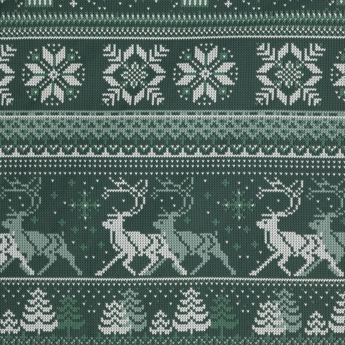 Vianočné obliečky 160x200 cm bavlnené renforcé, tmavozelené a biele