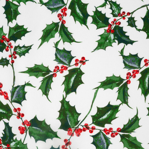 Vianočné obliečky 220x200 cm mikrovláknové, biele a zelené