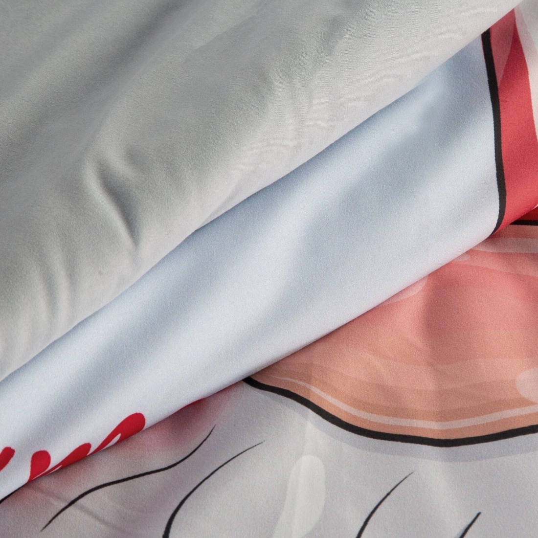 Vianočné obliečky Merry Christmas 220x200 cm mikrovláknové, svetlosivé a modré