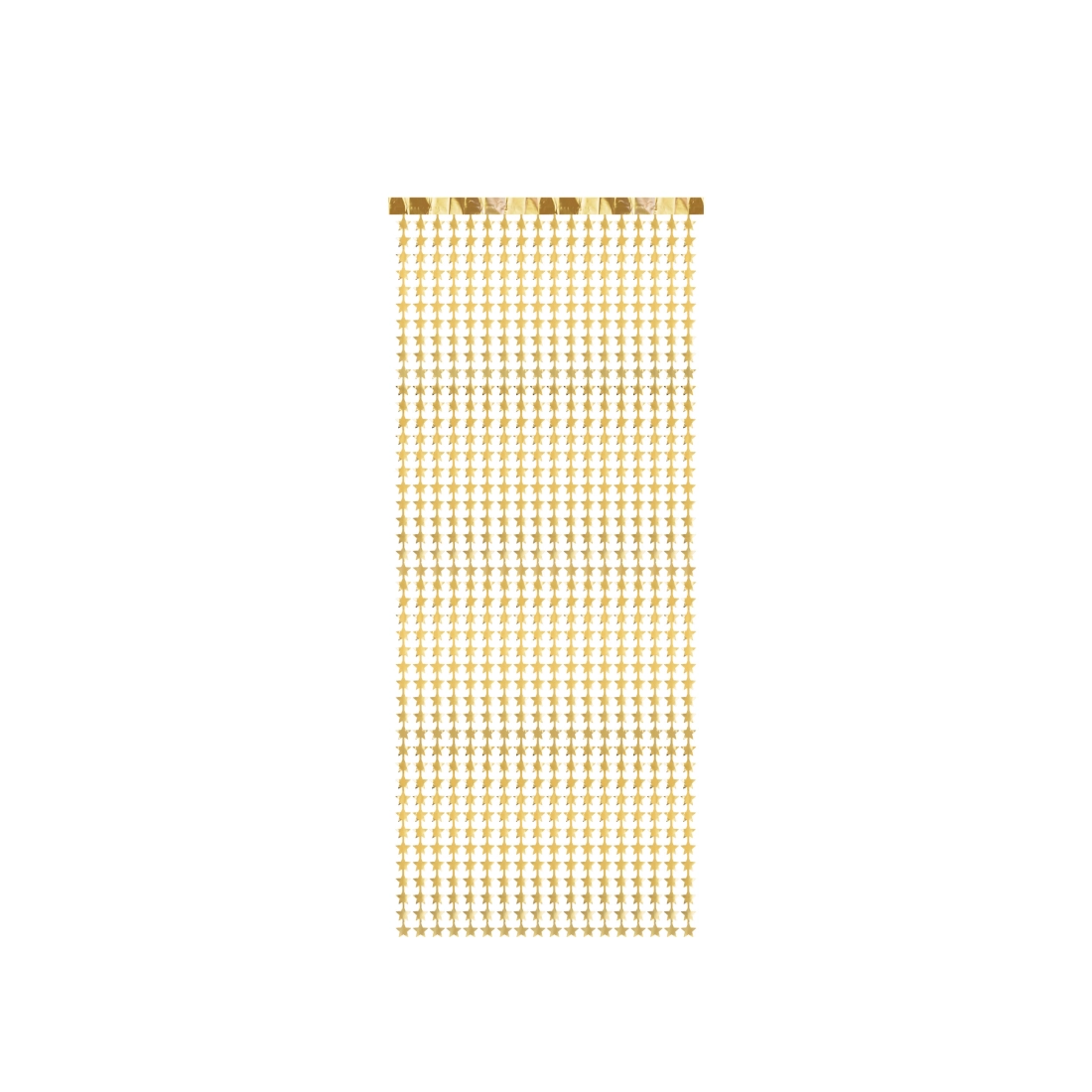 Party zaves z zlatimi zvezdami 100 x 245 cm – folijska dekoracija