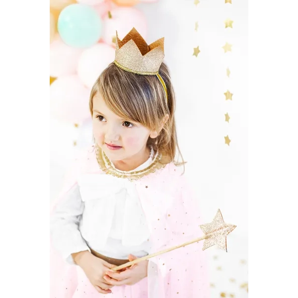 Zlata čarobna paličica z zvezdo 36 cm