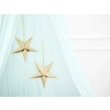 Zlata papirnata zvezda za obešanje, 45 cm, zrcalni učinek – DIY