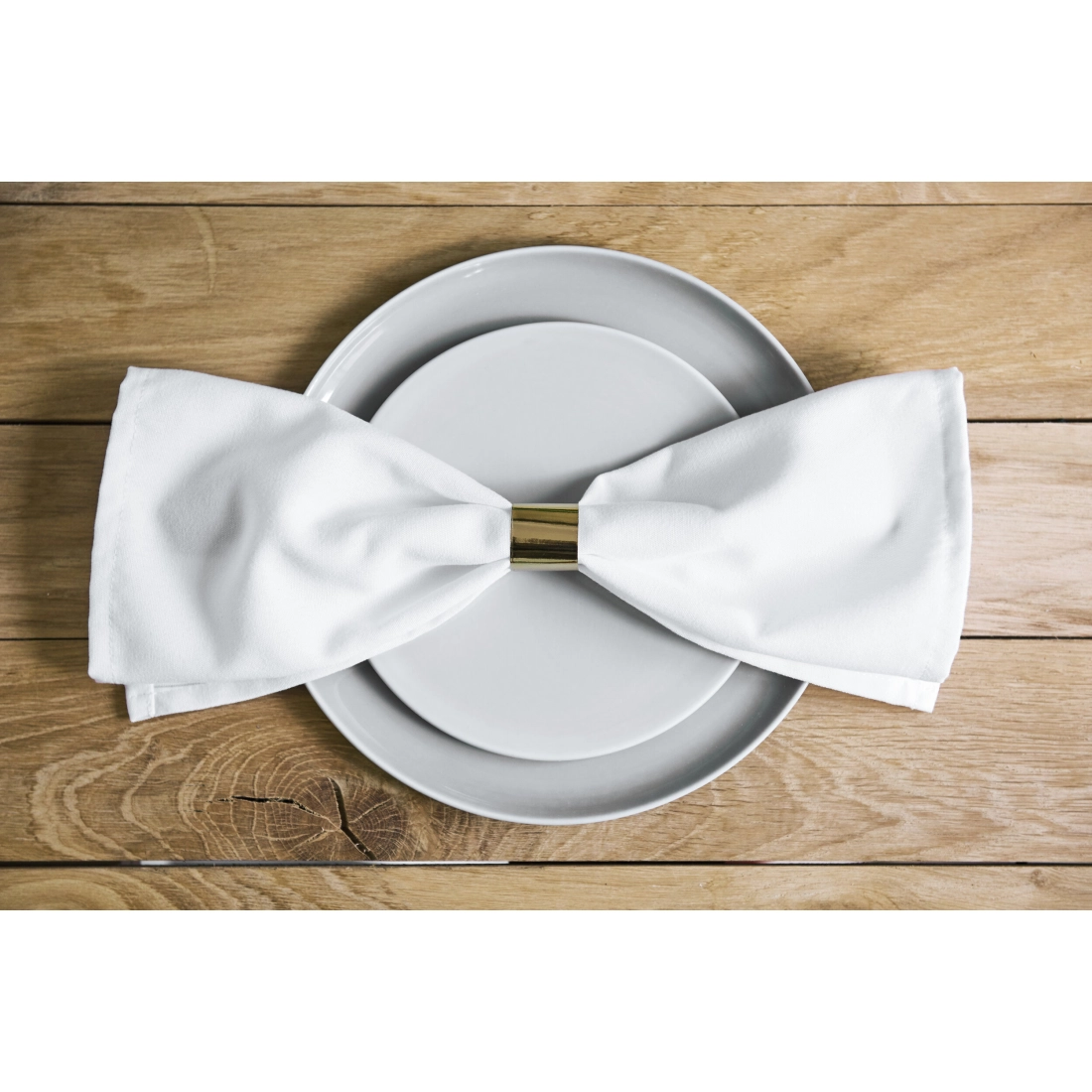 Zlati papirnati obročki za prtičke Elegant Bliss, nastavljivi, 10 kos