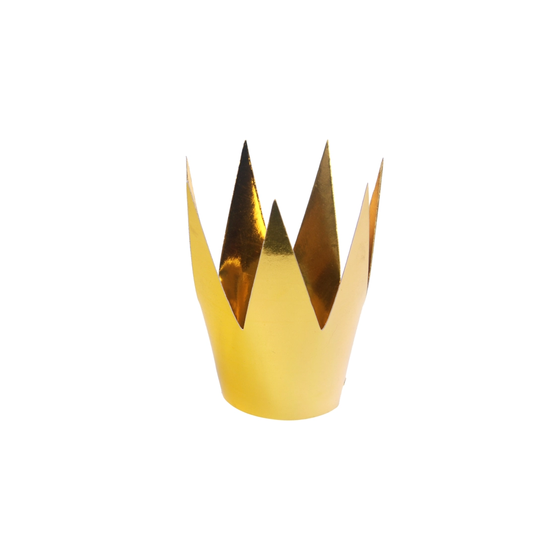 Zlate party kronice 5,5 cm – dekoracija za praznovanje, 3 kosi
