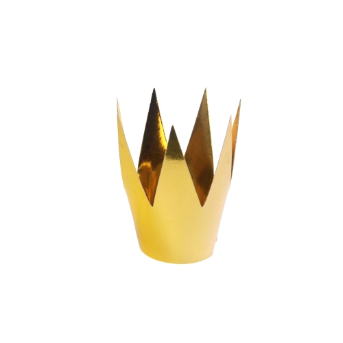 Zlate party kronice 5,5 cm – dekoracija za praznovanje, 3 kosi