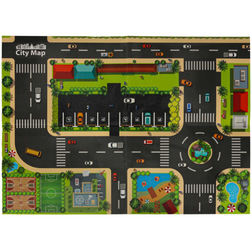 Autodráha parkovací garáž dinosaurus 4 auta