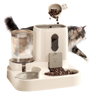 Automatická miska a napájačka pre mačky 2v1