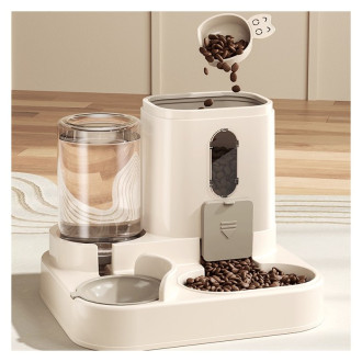 Automatická miska a napájačka pre mačky 2v1