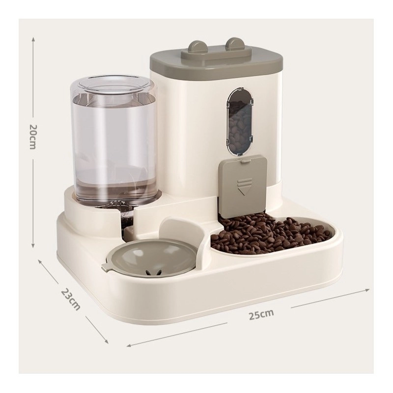 Automatická miska a napájačka pre mačky 2v1