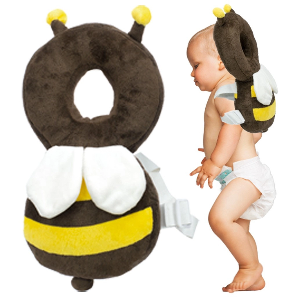 Batoh na učení chůze - včelí, hnědý