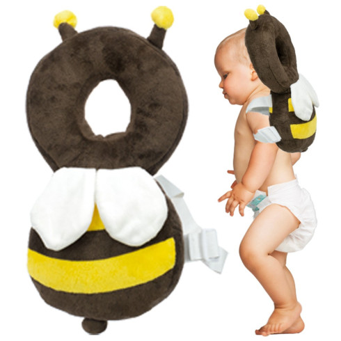 Batoh na výučbu chôdze - včielka, hnedá