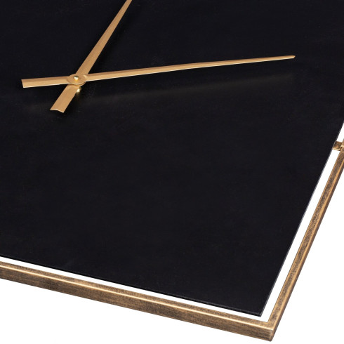 Dekoratívne nástenné hodiny vyrobené z kovu v modernom štýle 80 cm