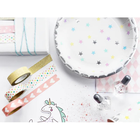 Dekoratívne pásky mix trblietavé 4 ks