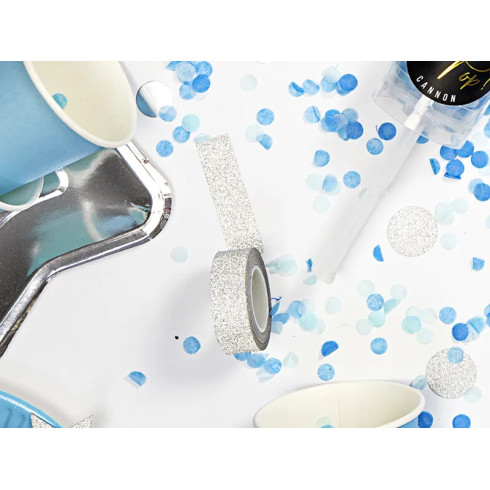 Dekoratívne pásky mix trblietavé 4 ks