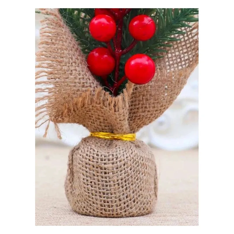 Dekorativní vánoční větvičky v květináči