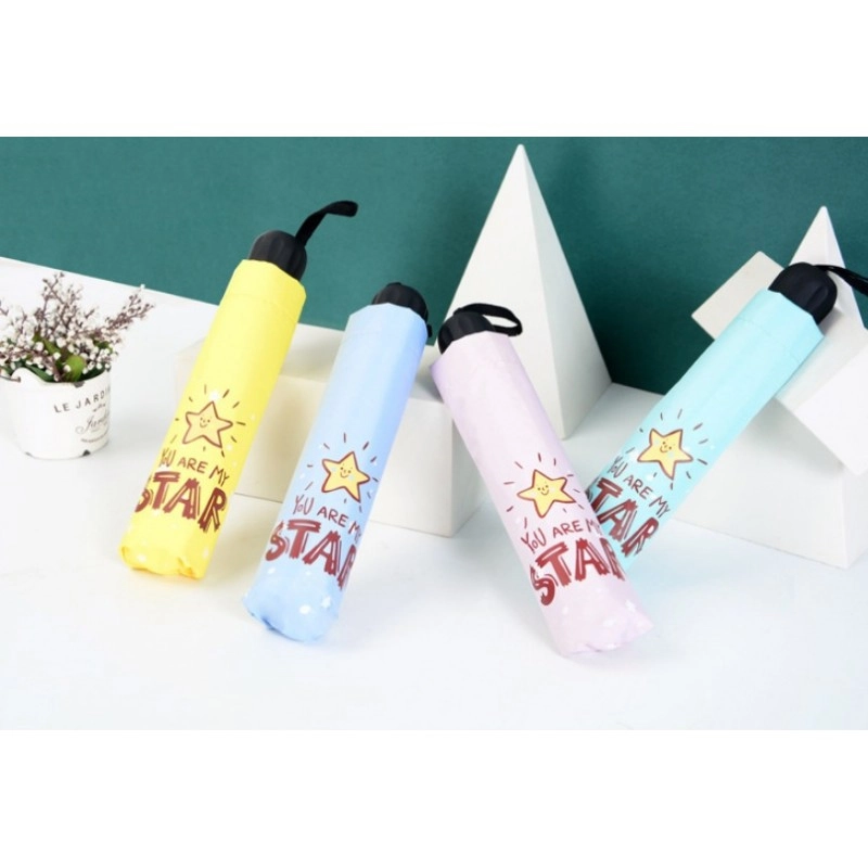 Dětský deštník Star - průměr 70 cm, fialový