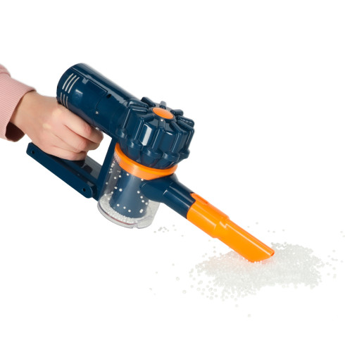 Detský stojaci ručný vysávač 2v1 tmavomodrý